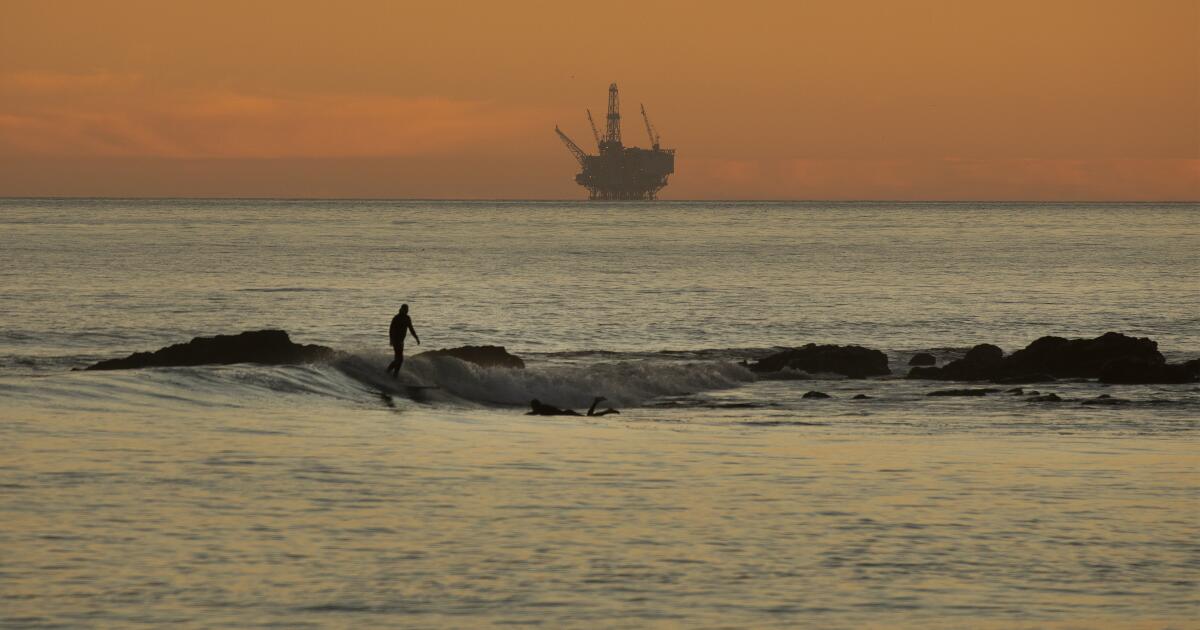 An oil company joins with the Trump administration to bully California over offshore drilling