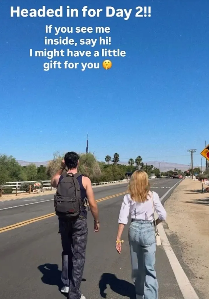 Vanna White and her son Nikko at Coachella 2026