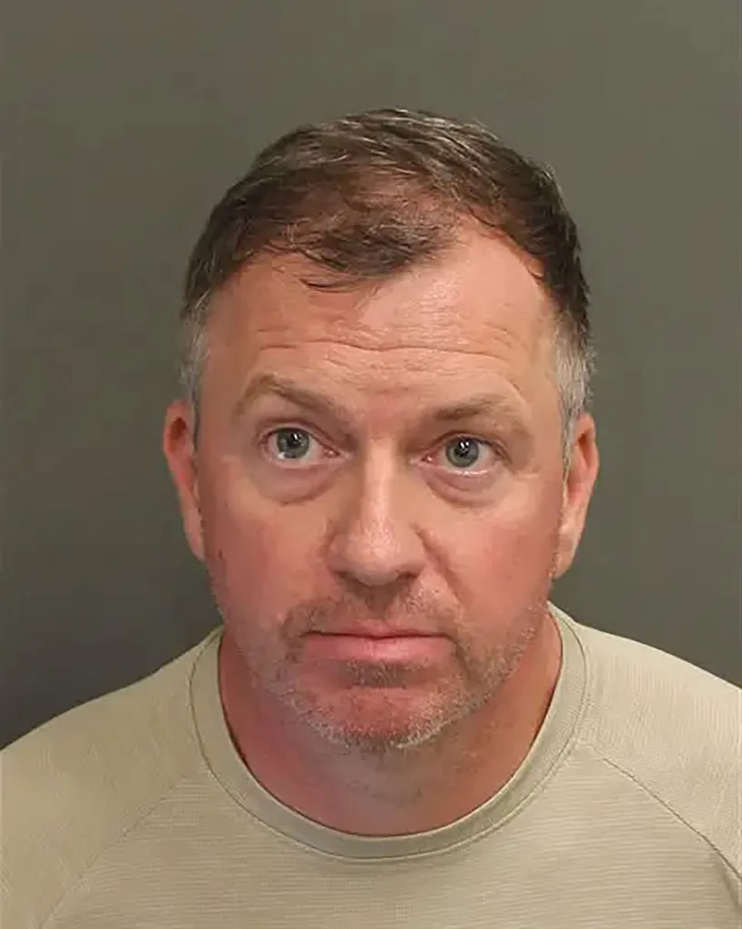 Mugshot of Keith Newman, an air steward who was arrested in Florida.