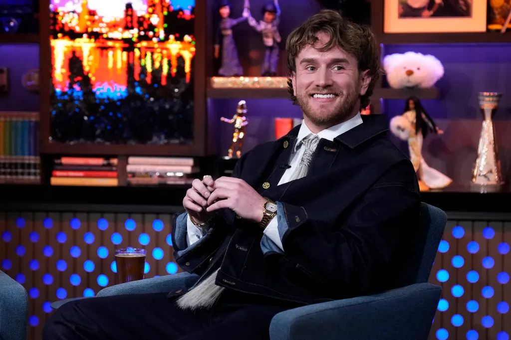 West Wilson smiling on the show "Watch What Happens Live with Andy Cohen."