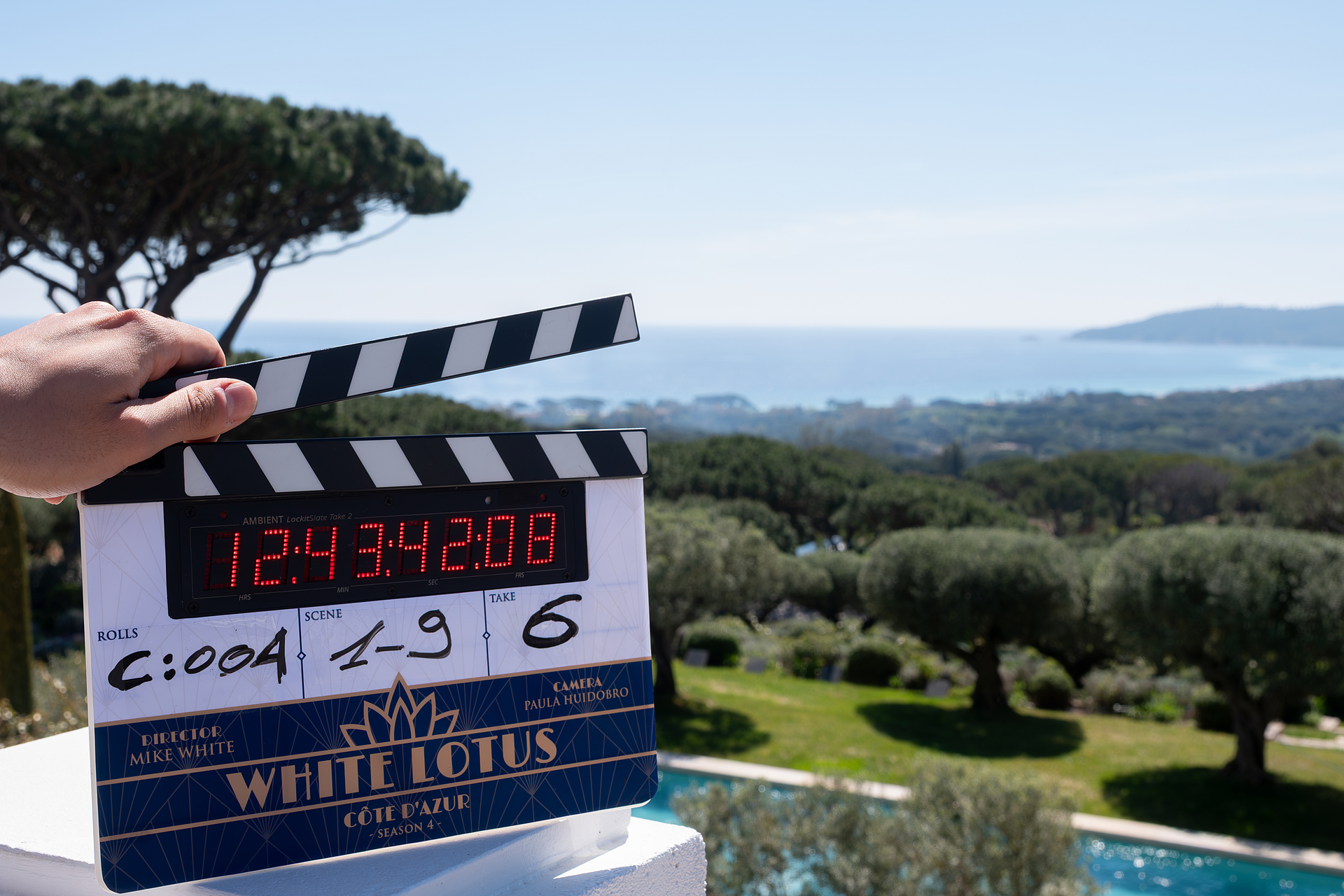 A clapperboard for 