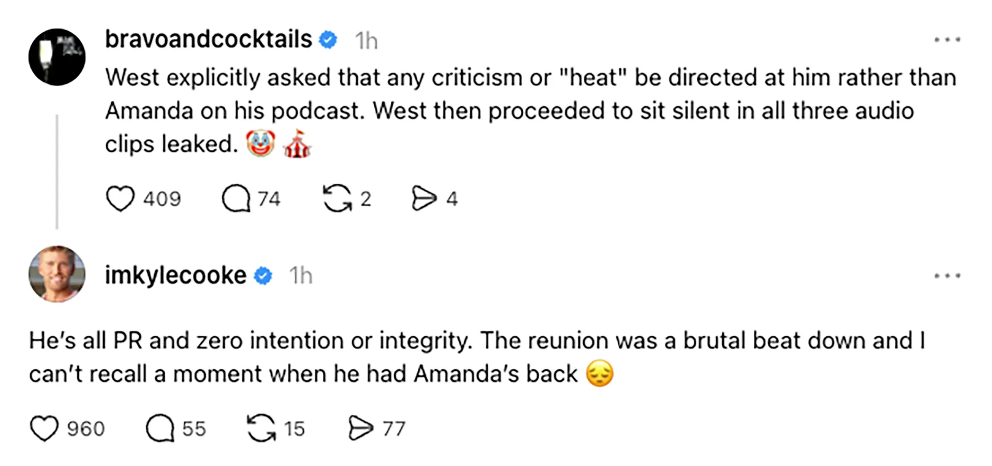 Kyle Cooke's post on Threads about West Wilson