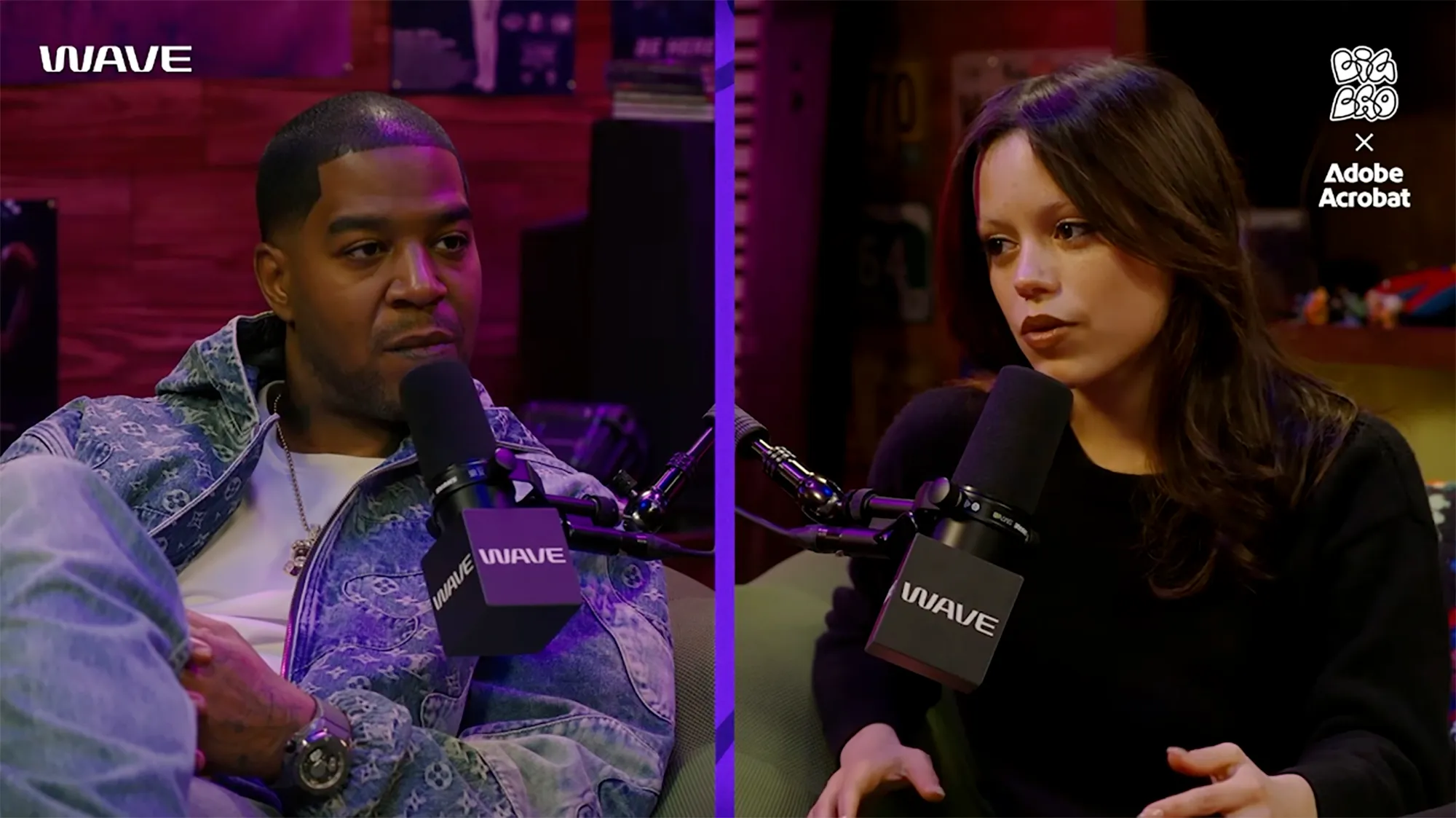 Kid Cudi and Jenna Ortega