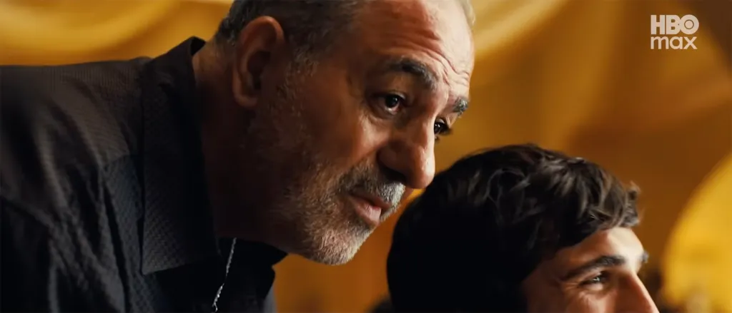 Jack Topalian looking intently at someone off-screen.