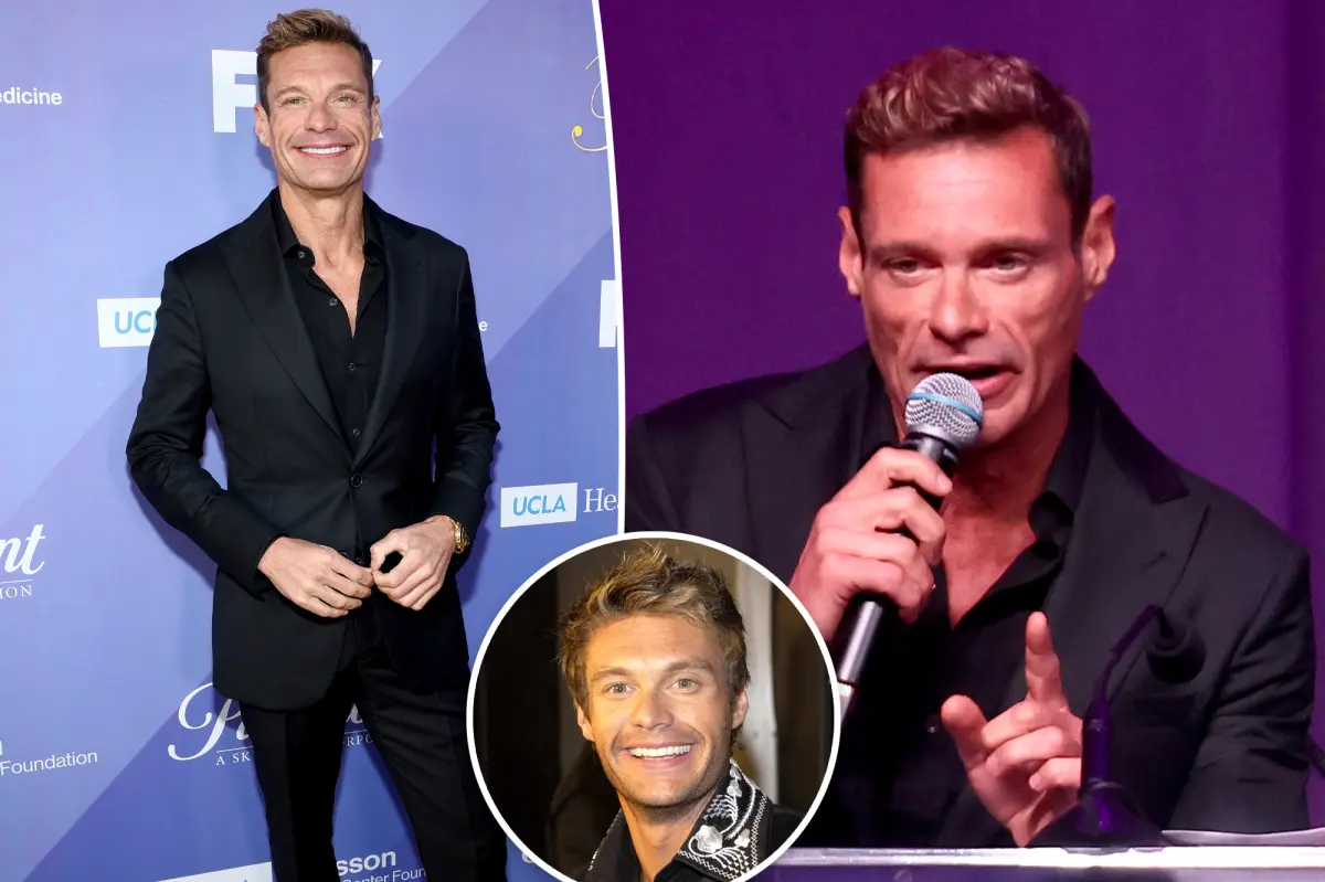 Ryan Seacrest, 51, sparks concern at LA fundraiser after defending look