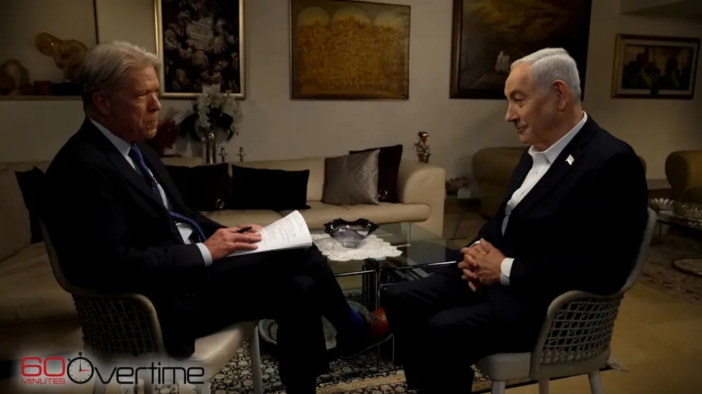 CBS News chief Washington correspondent Major Garrett interviewed Israeli Prime Minister Benjamin Netanyahu for “60 Minutes” after CBS News boss Bari Weiss reportedly bypassed longtime correspondent Lesley Stahl.