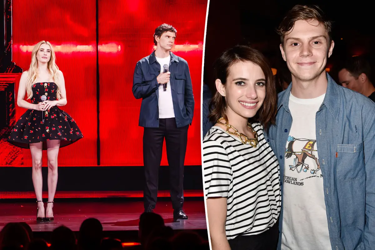 Emma Roberts and ex Evan Peters have tense onstage reunion years after domestic violence arrest