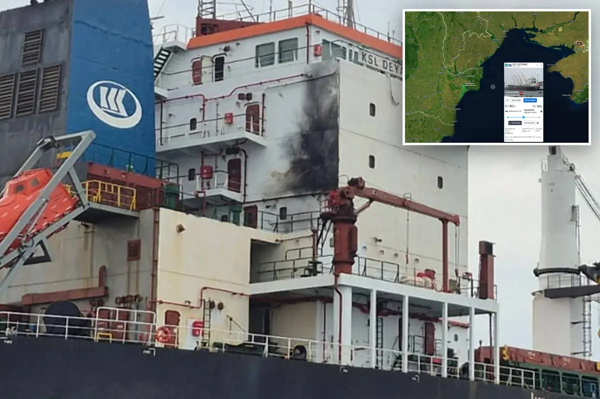 Russian drone strikes Chinese ship, Ukraine says, ahead of Putin’s meeting with Xi