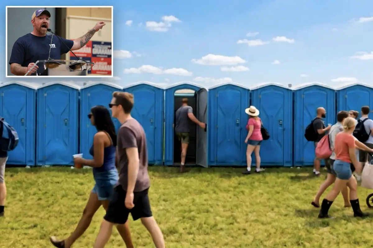Republicans needle Graham Platner with devastating AI porta potty ad