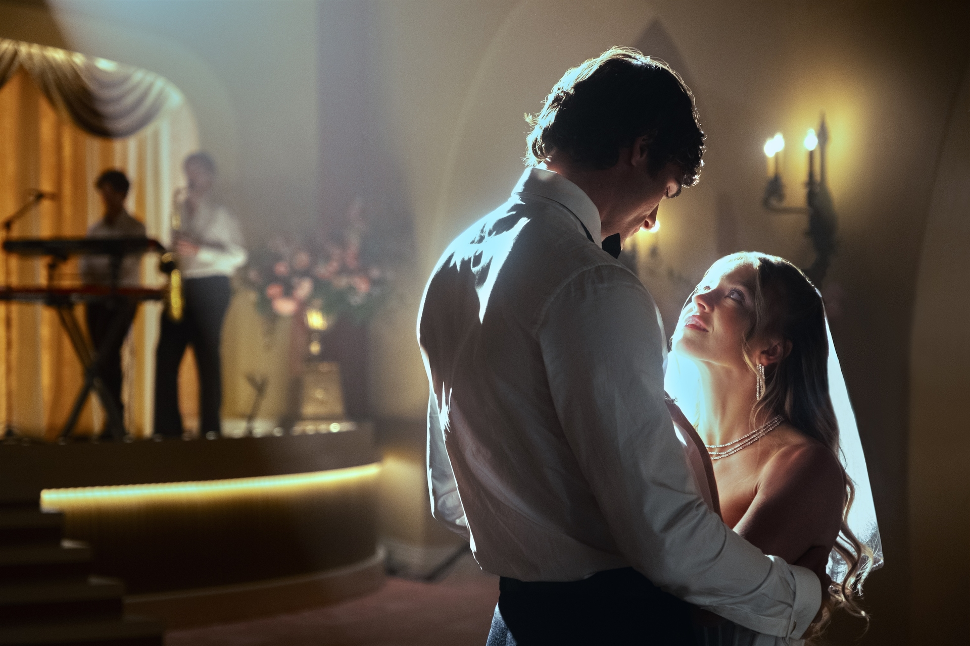 Jacob Elordi and Sydney Sweeney in "Euphoria"