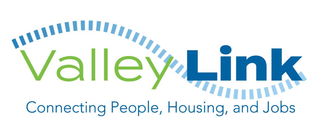 VALLEY LINK logo with the slogan "Connecting People, Housing, and Jobs".