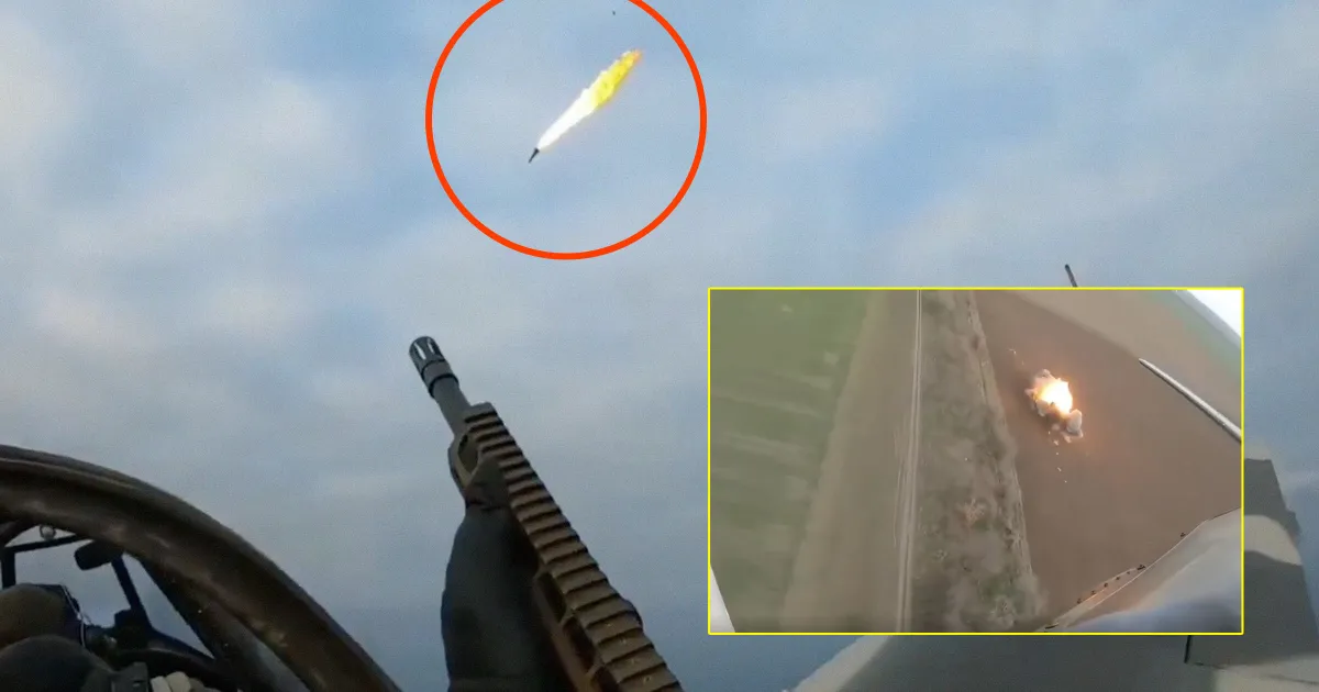 Grimly Cyberpunk Video Shows Ukrainian Soldiers Leaning Out of Propeller Plane to Obliterate Drones With Rifles