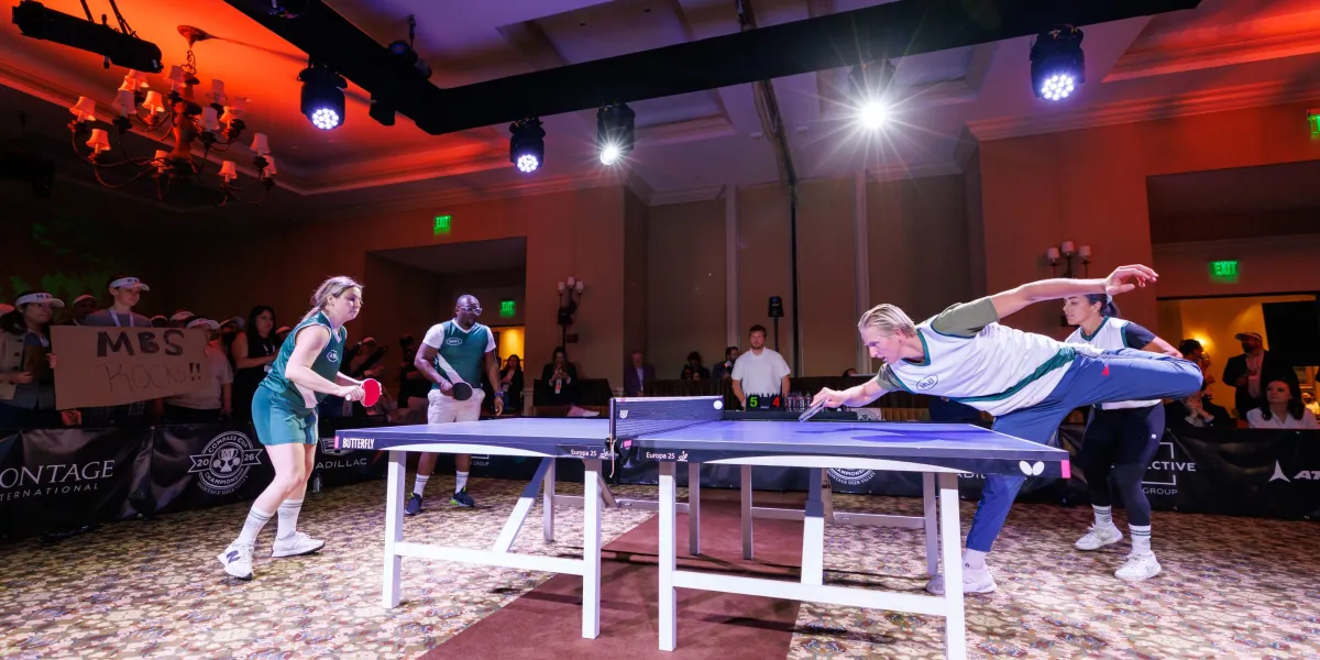 Inside the high-stakes ping pong tournament designed to keep workers from quitting