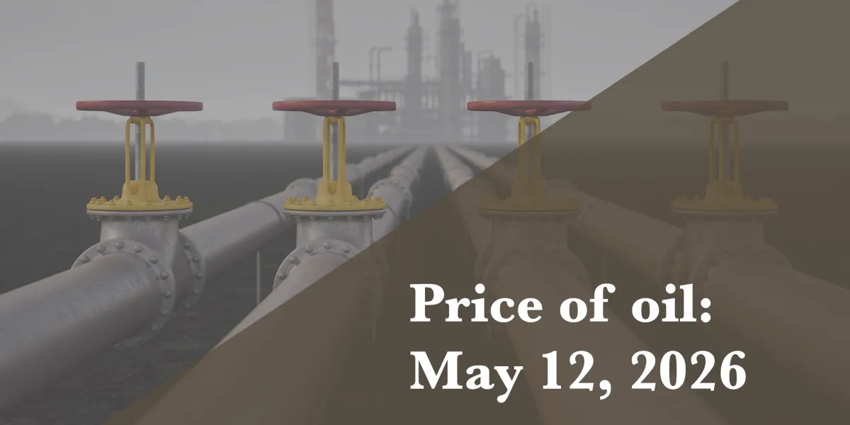 Current price of oil as of May 12, 2026