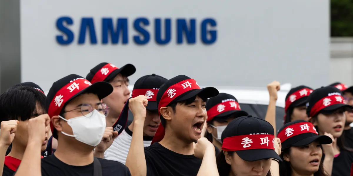 A 45,000-person labor strike at Samsung’s memory chip plants could throw a wrench into the AI boom