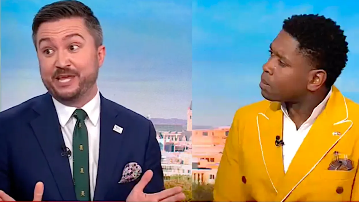‘Looking at me like I’m crazy!’ MAGA pundit’s flagrantly false claim draws baffled stares