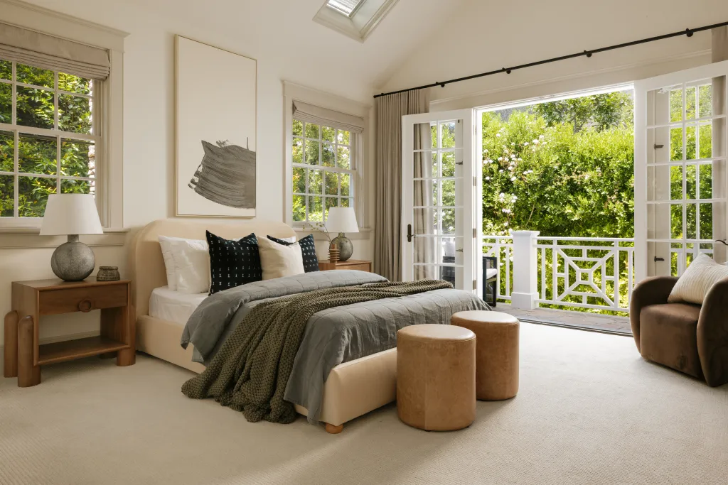 One of five bedrooms.