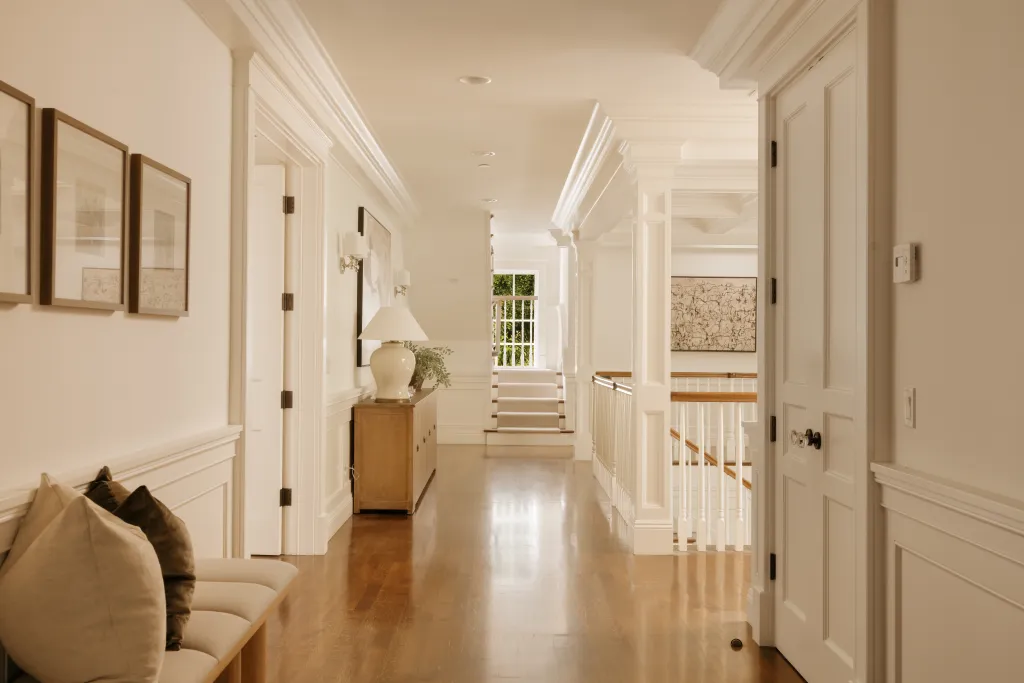 The second level hallway.