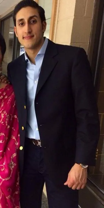 Chirayu Rana in a photo posted to Facebook.