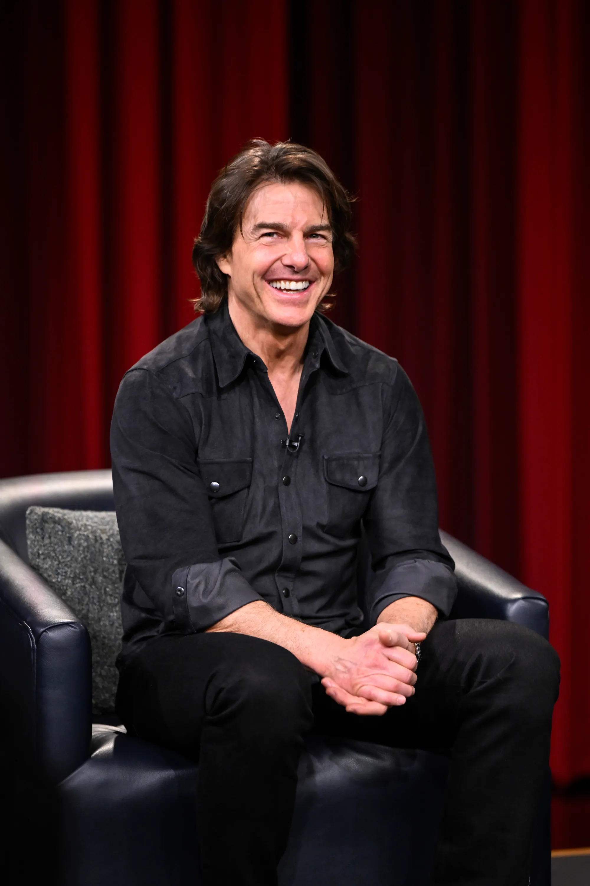 Tom Cruise smiling during