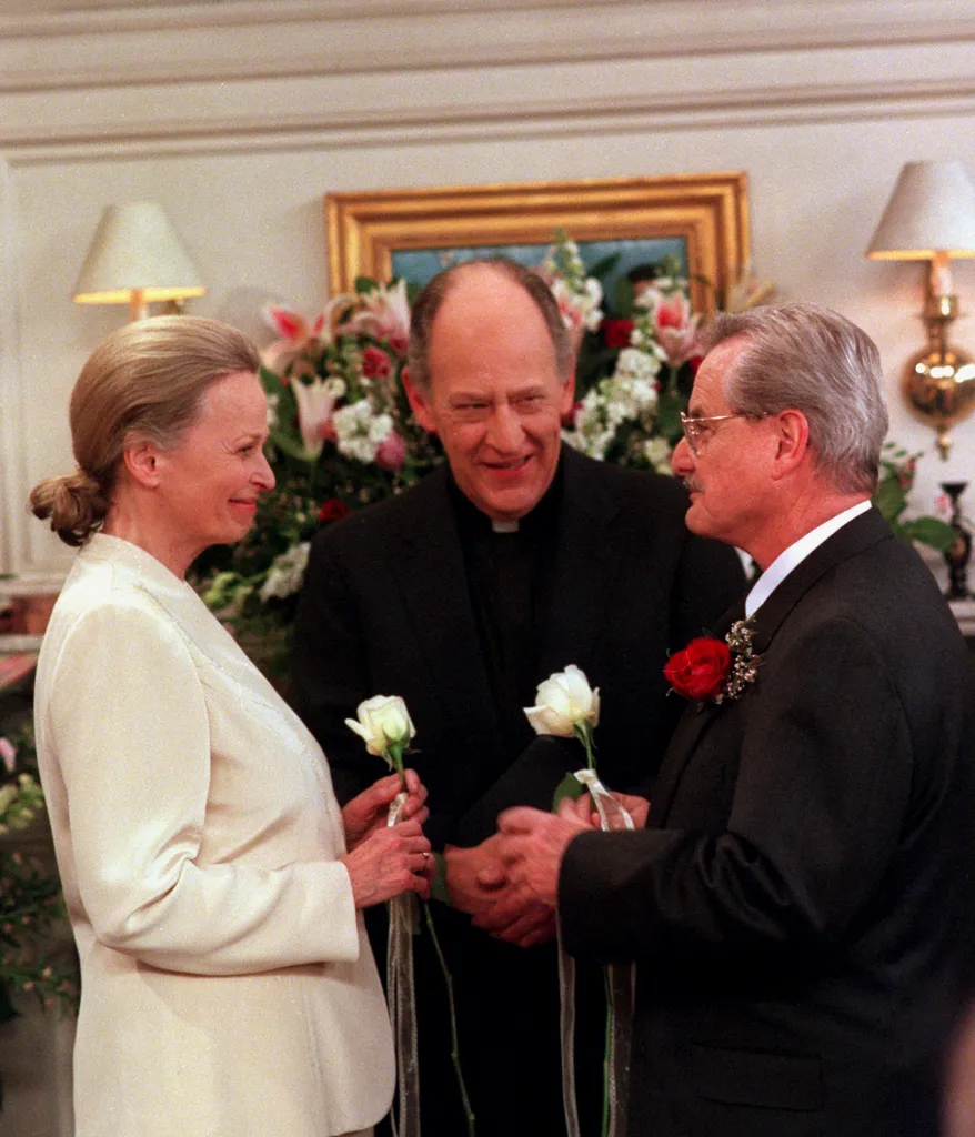 Bonnie Bartlett, Earl Boen, and William Daniels from the TV show "Boy Meets World."