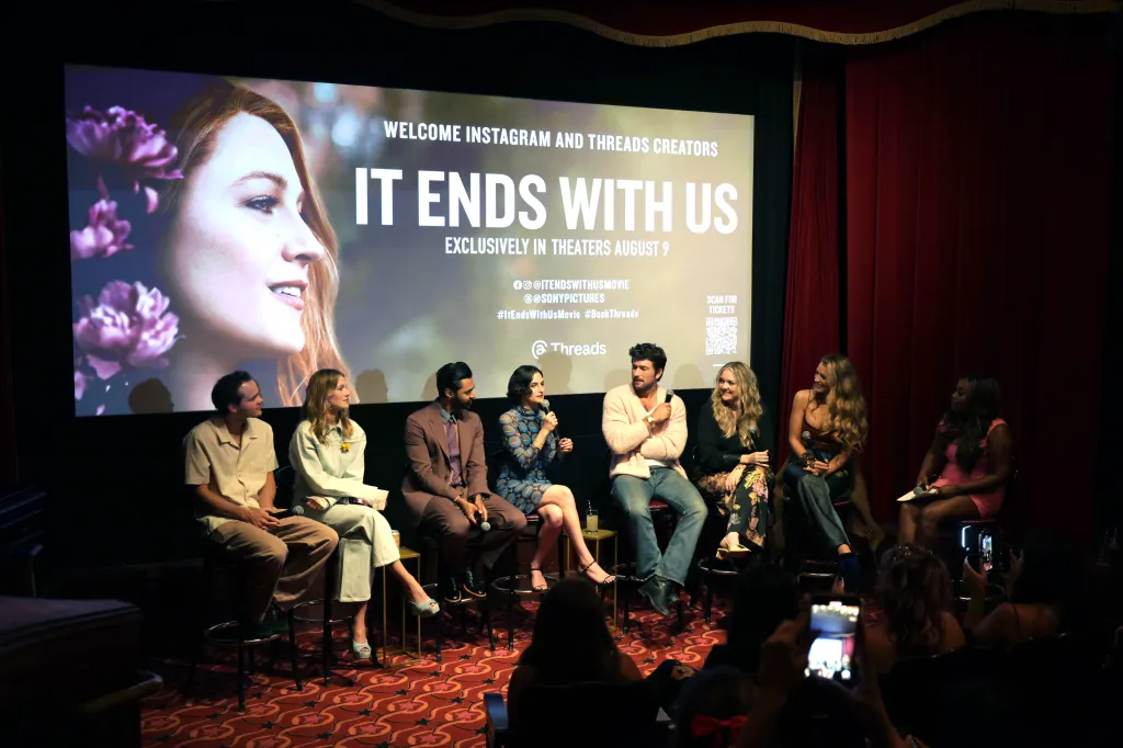 "It Ends With Us" cast in NYC on Aug. 5