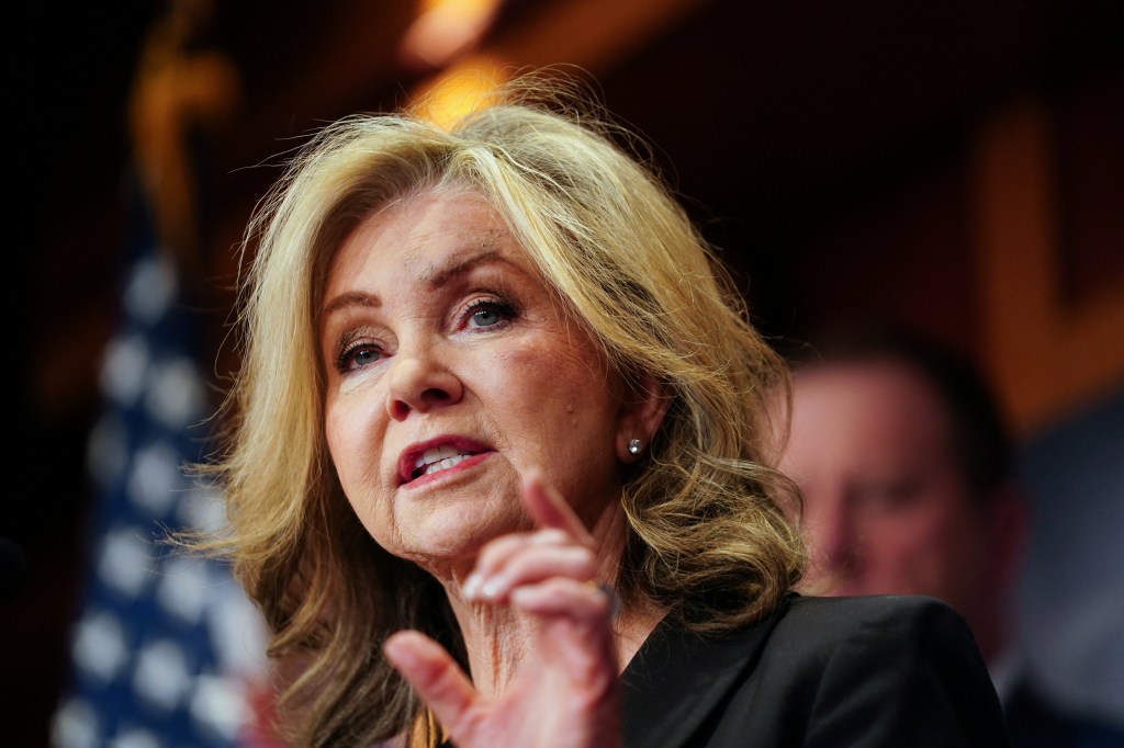 Sen. Marsha Blackburn is a major advocate of the Kids Online Safety Act.