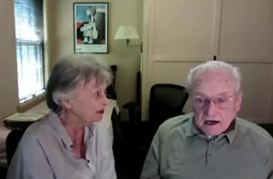 Bonnie Bartlett and William Daniels in a video interview.