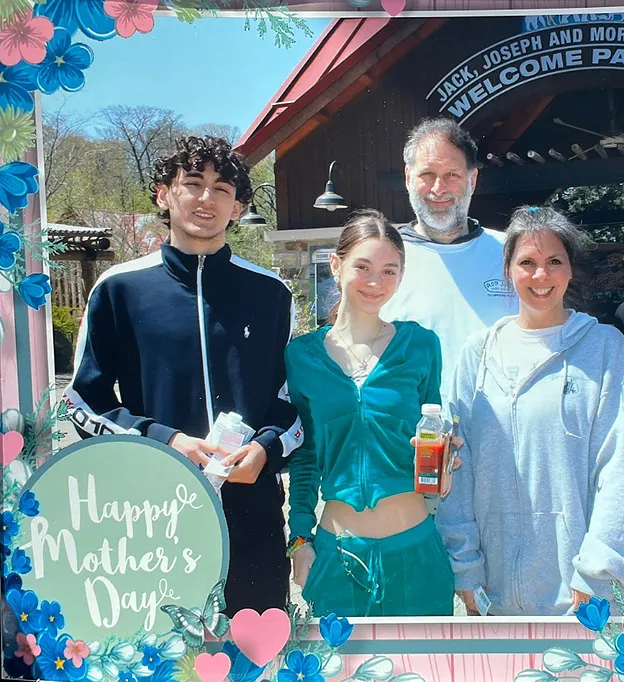 Mackenzie Shirilla and Dominic Russo with her parents Steve and Natalie Shirilla.