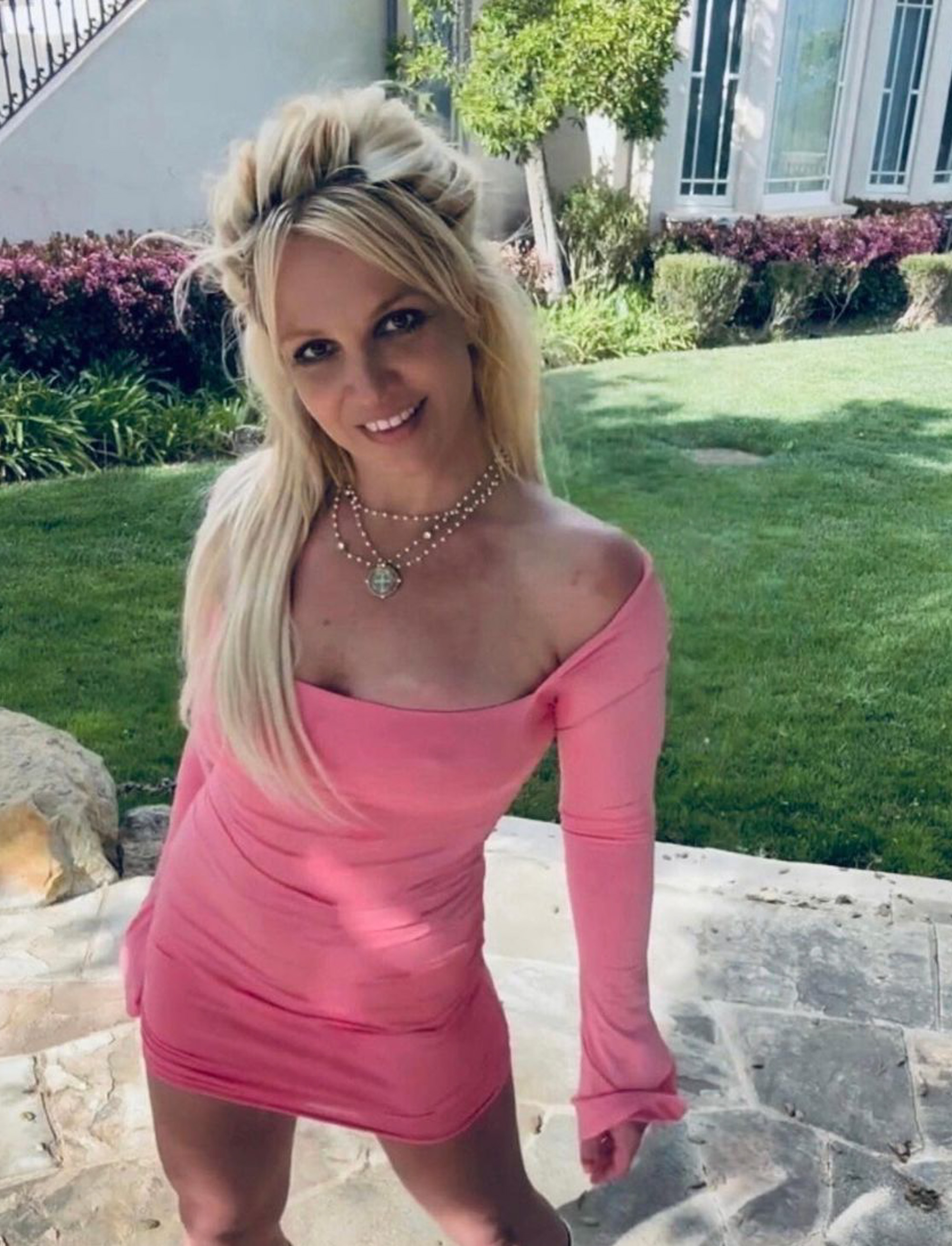 Britney Spears poses for a photo.