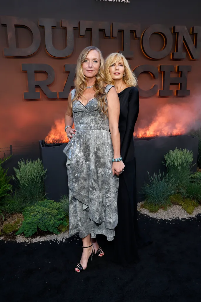 Christina Alexandra Voros and Kelly Reilly at the "Dutton Ranch" New York premiere.