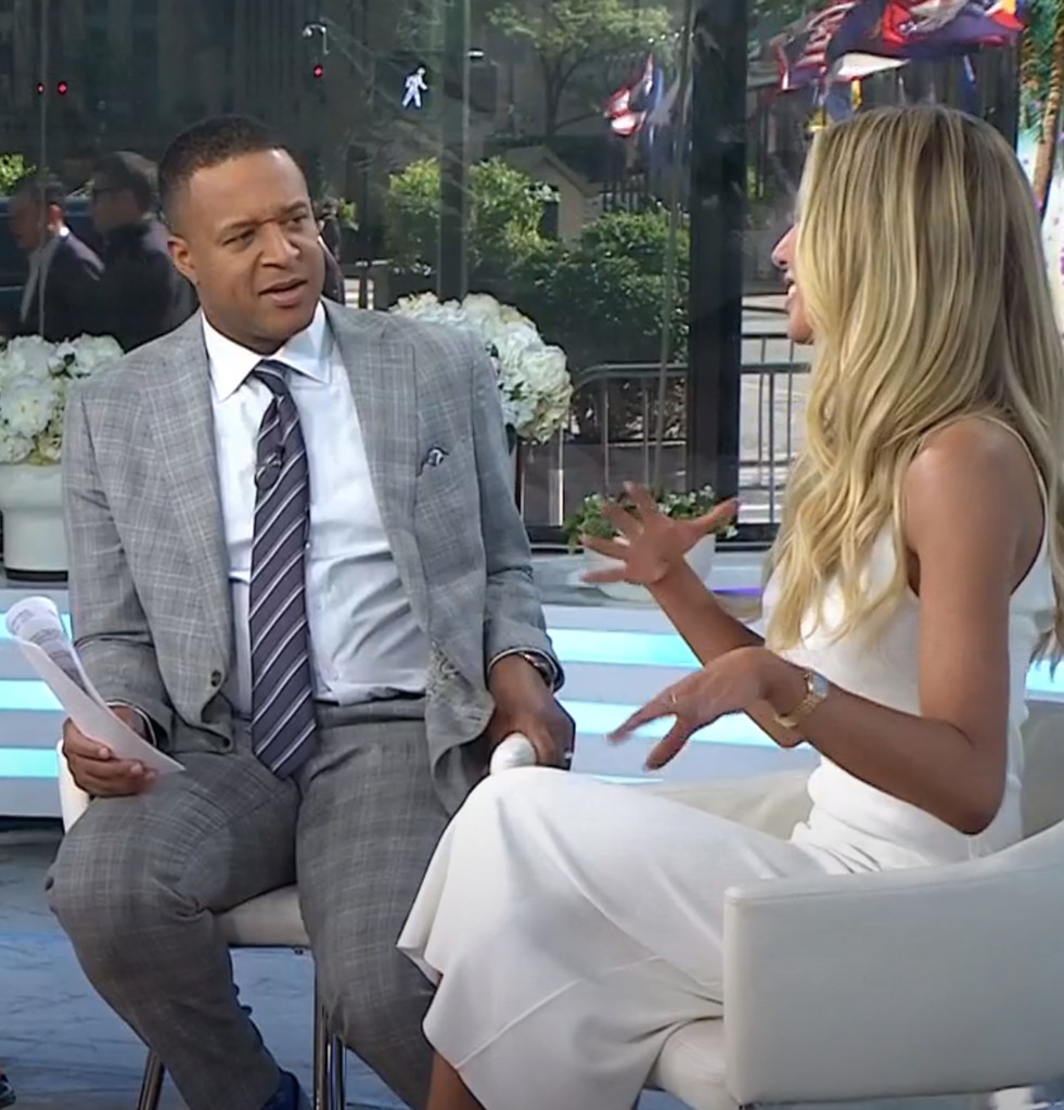 Craig Melvin interviews Alix Earle.