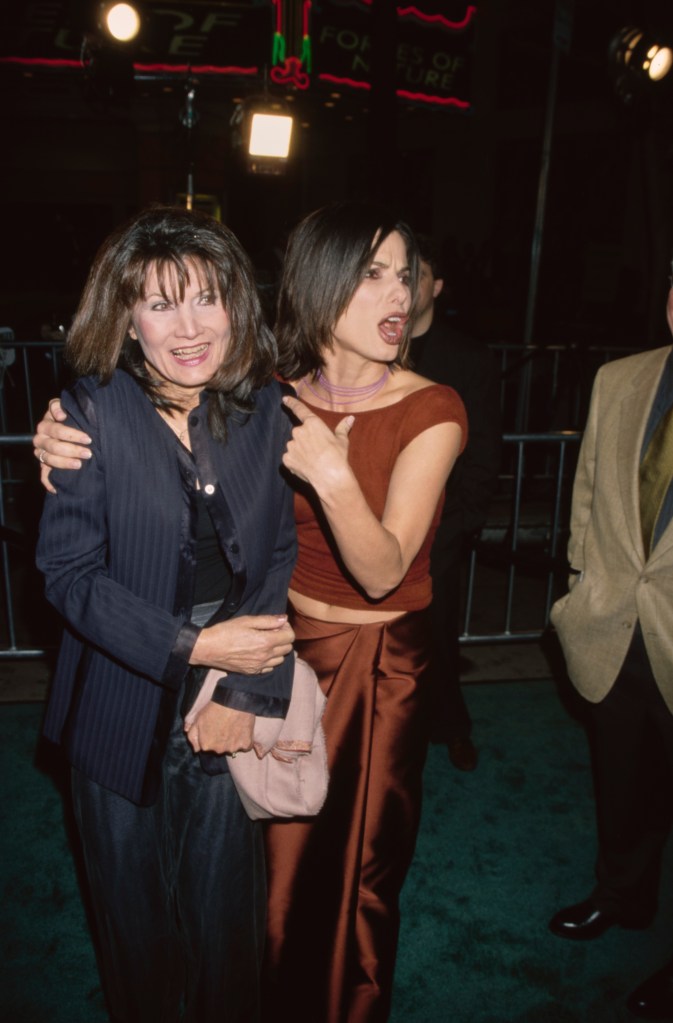 Helga Bullock and Sandra Bullock at the "Forces of Nature" premiere.