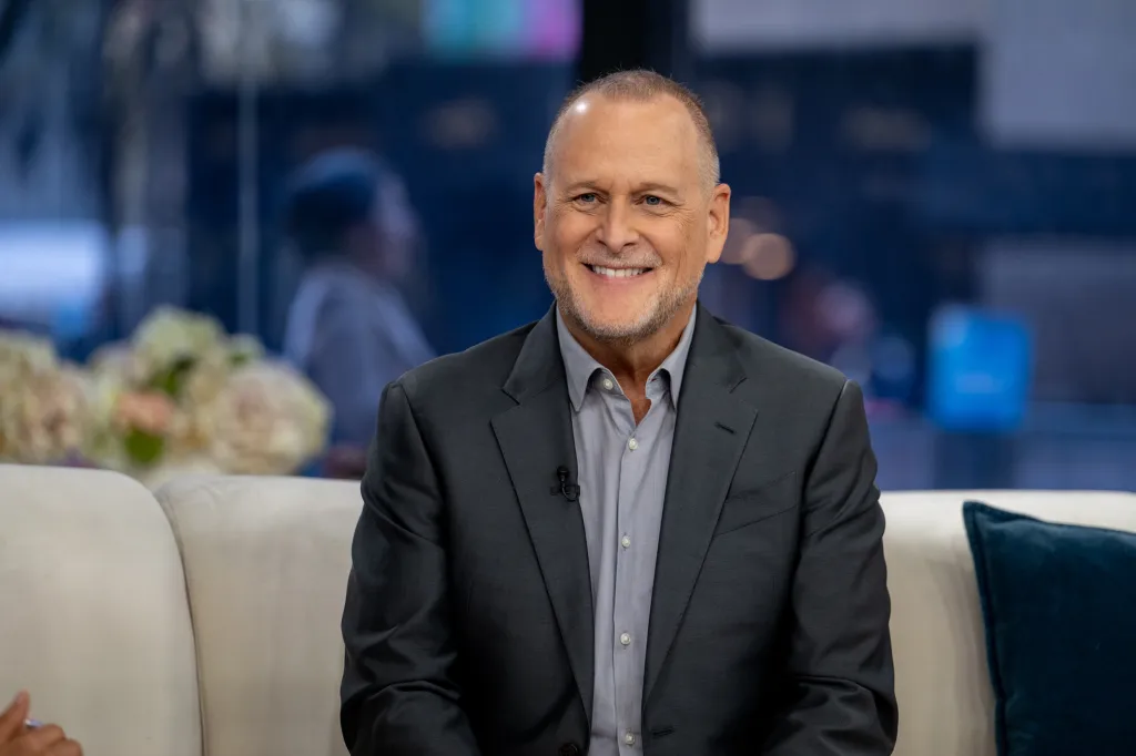 Dave Coulier smiling on the "Today" show.