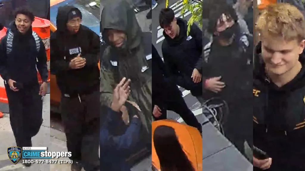The mayhem appeared to be part of a viral "speed running" social media trend.