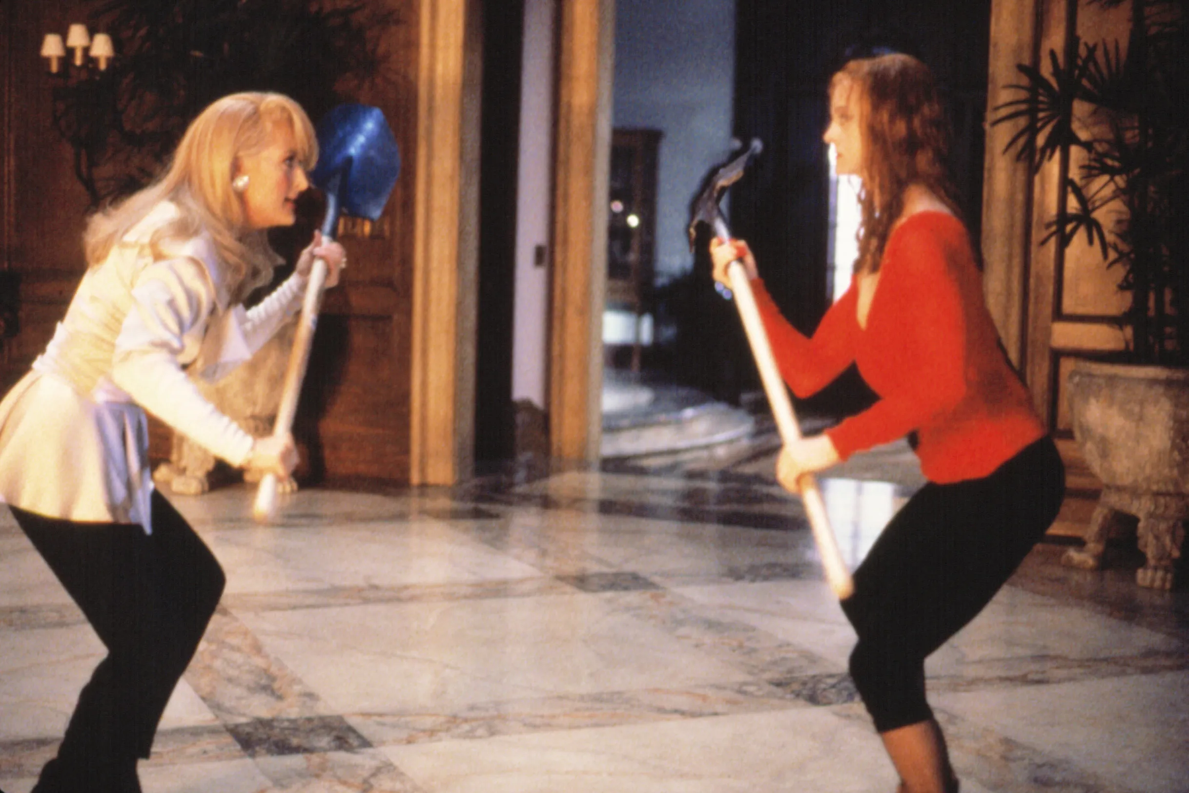 Meryl Streep, Goldie Hawn, in "Death Becomes Her"