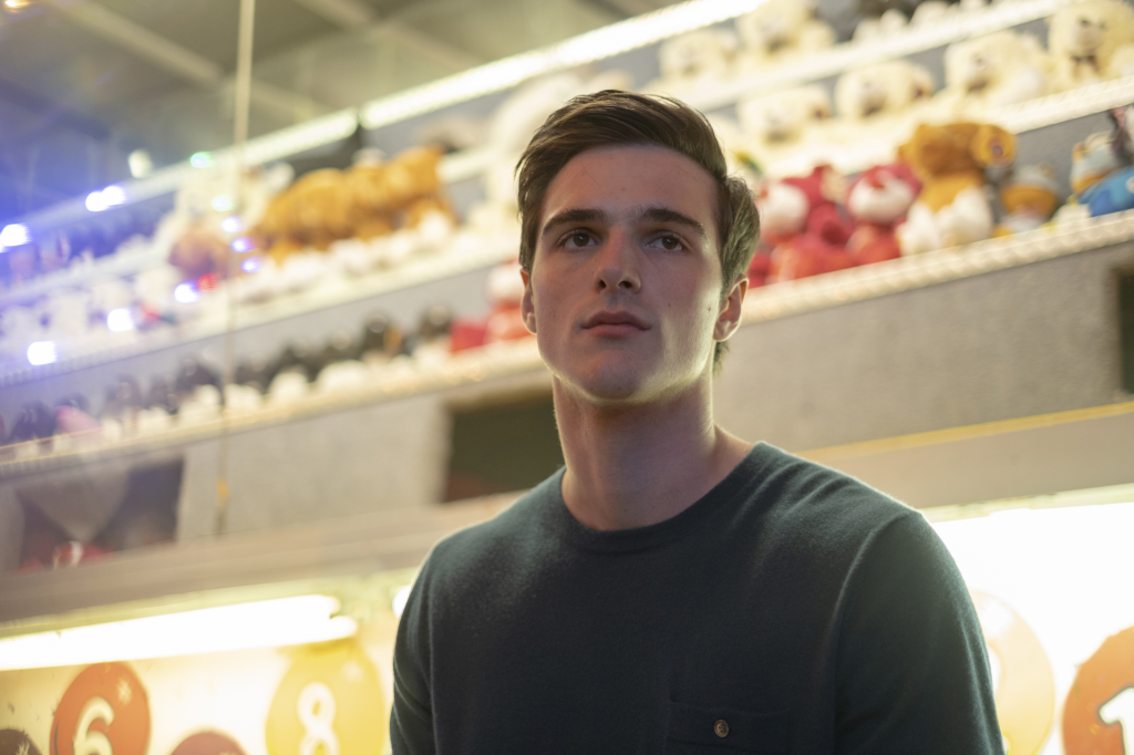 Jacob Elordi as Nate Jacobs in Euphoria Season 1 Episode 4.