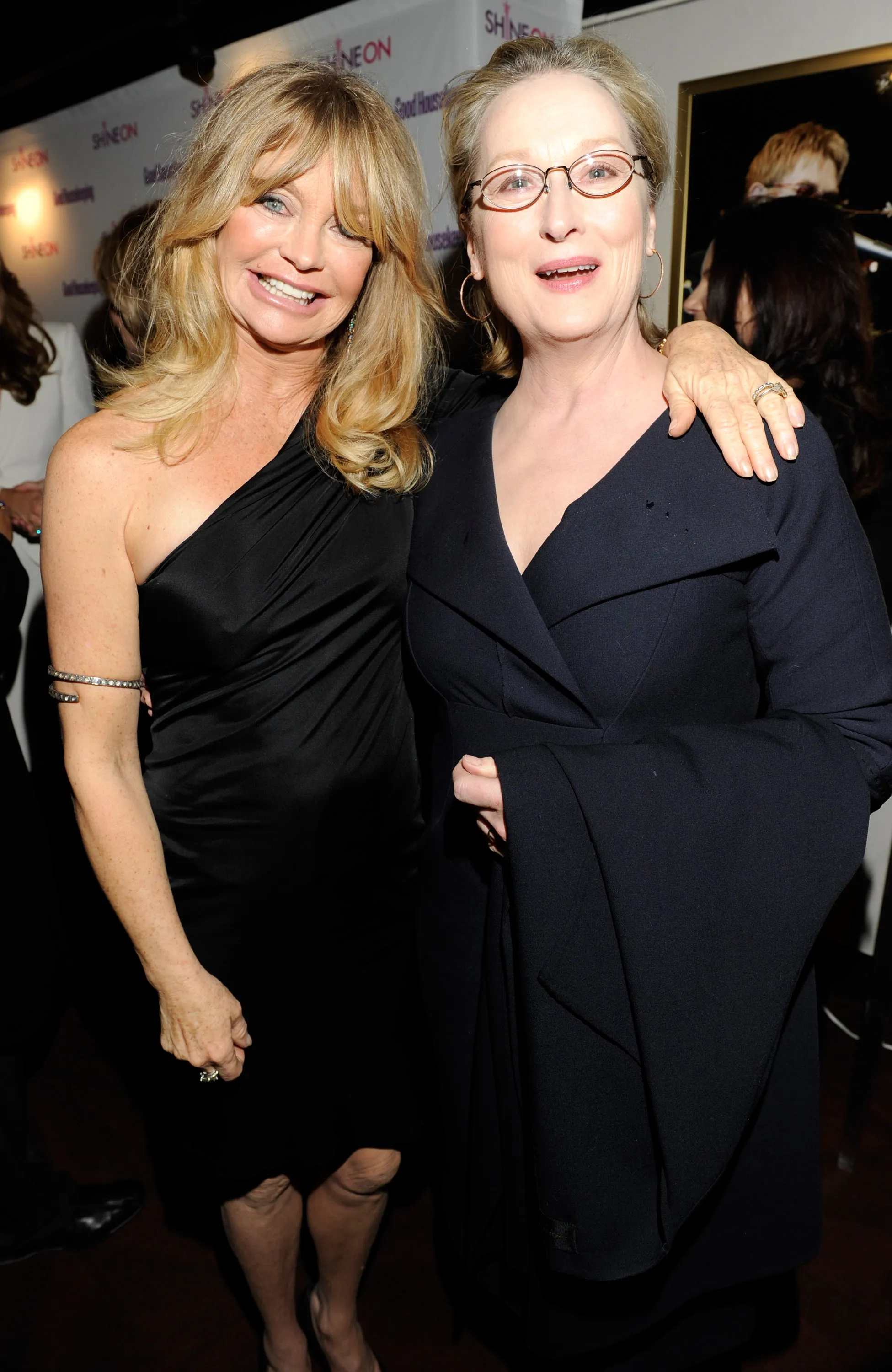 Goldie Hawn and Meryl Streep at Good Housekeeping's annual Shine On Awards in 2011