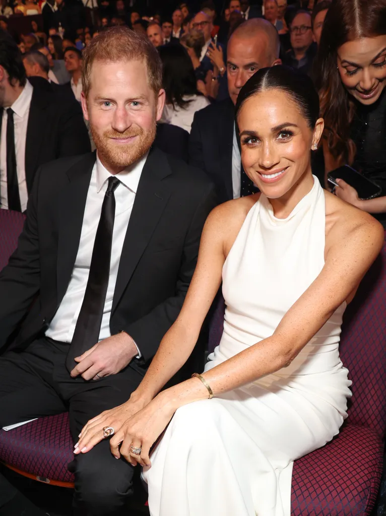 Prince Harry, Duke of Sussex and Meghan, Duchess of Sussex at the 2024 ESPY Awards.