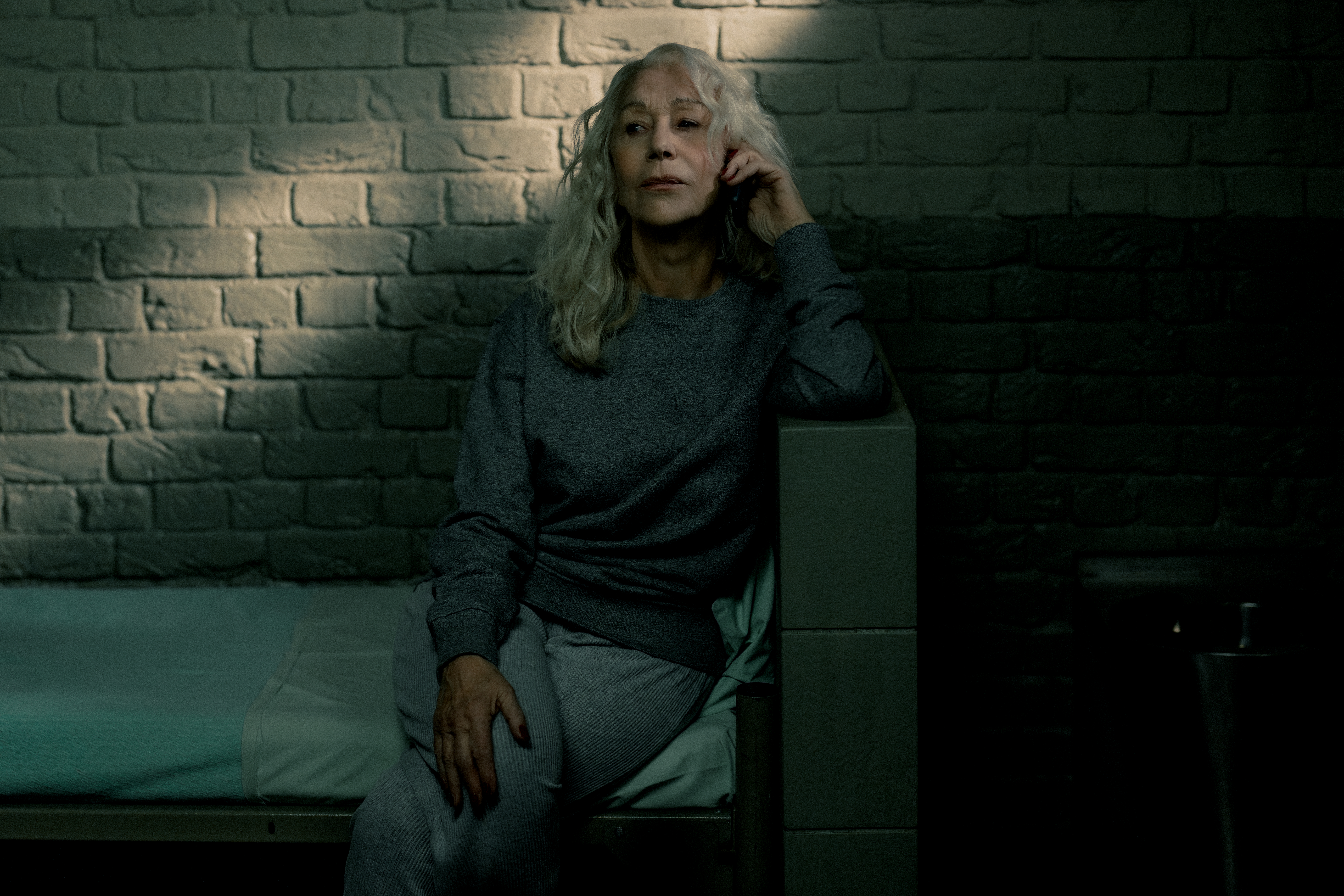 Helen Mirren as Maeve Harrigan in Mobland.