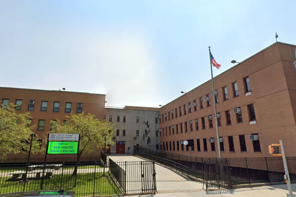 Outside view of I.S. 313 I.S. 339 Bronx.
