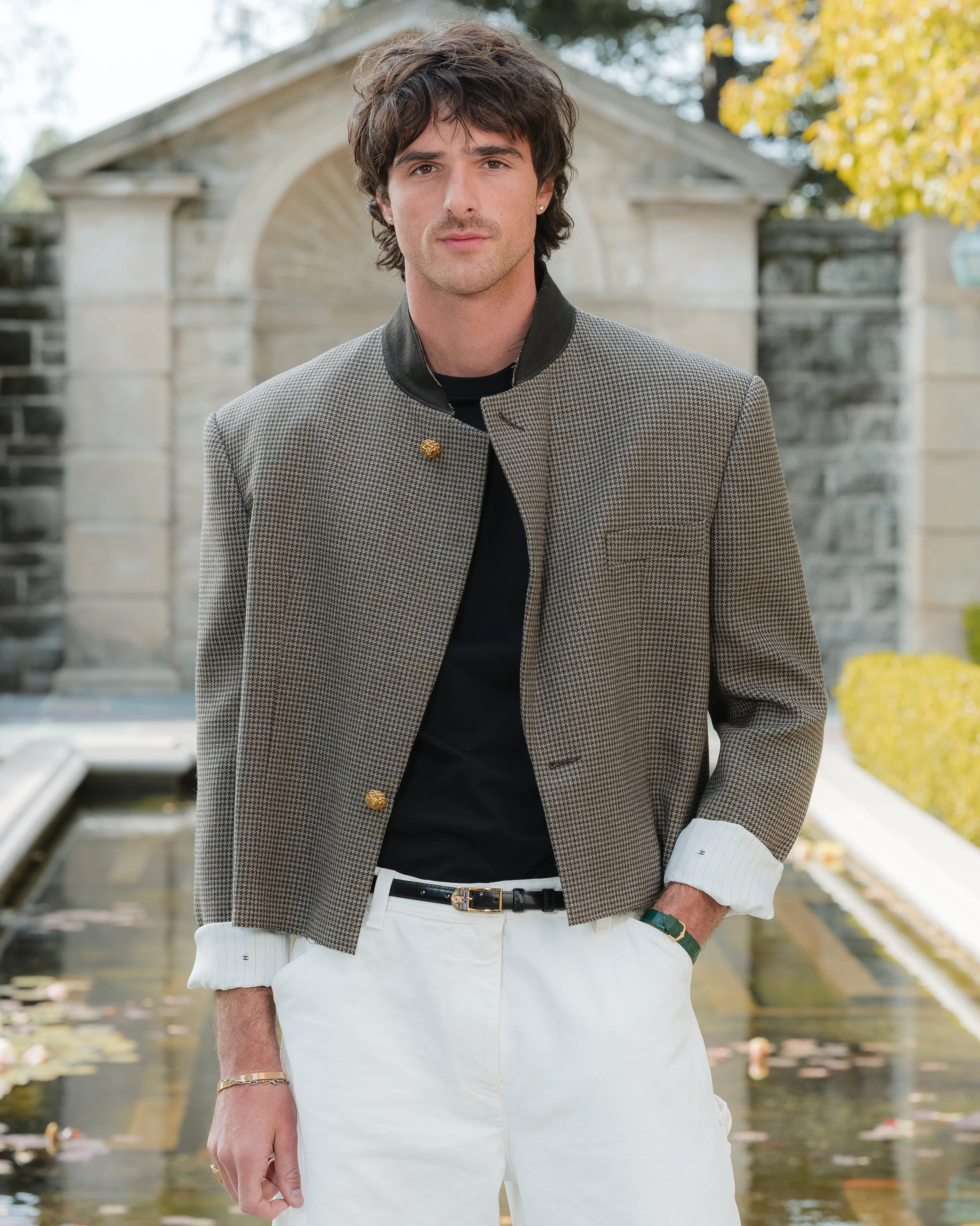 Jacob Elordi attending the "Wuthering Heights" Global Junket Photocall.