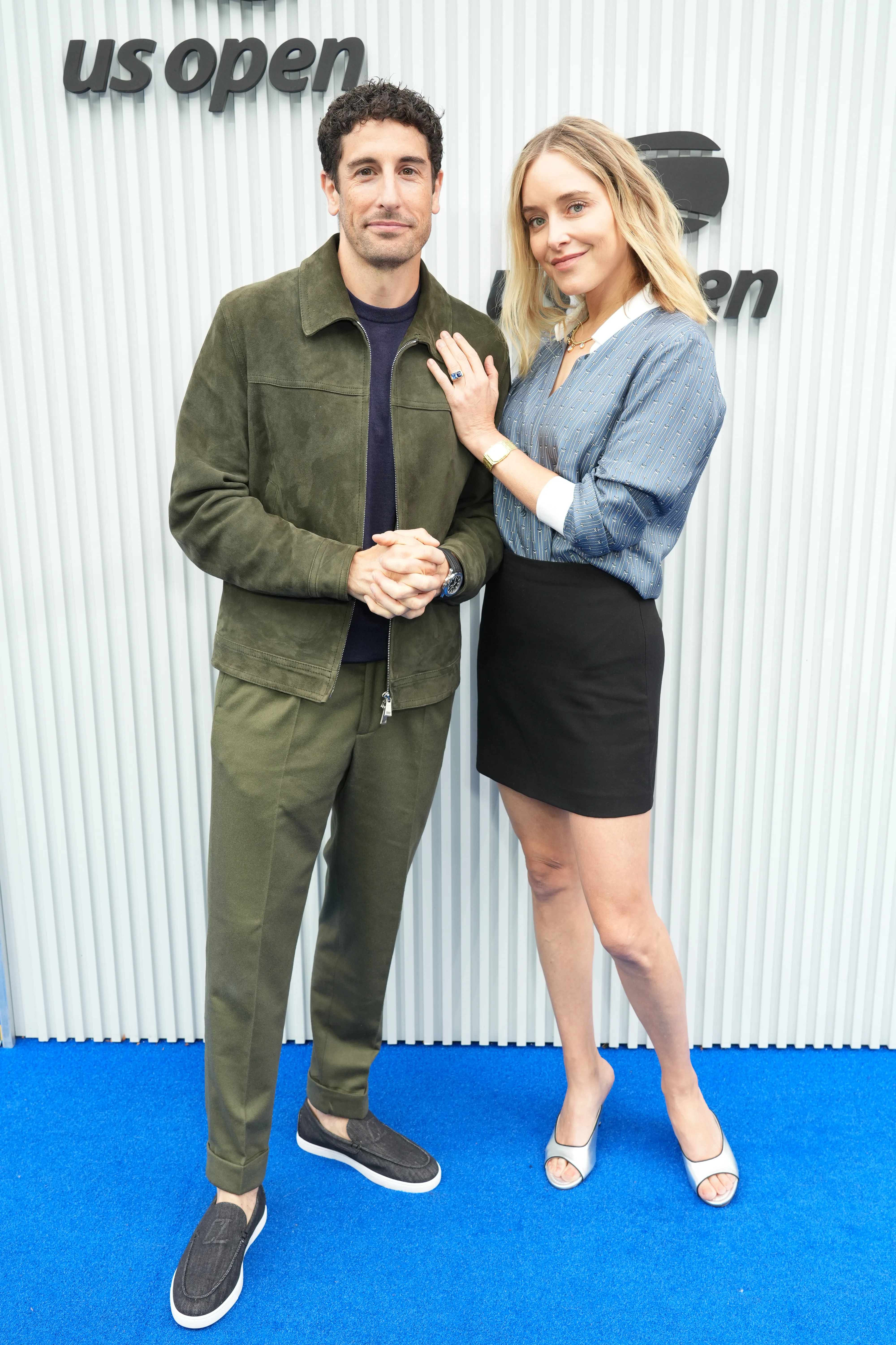 Jason Biggs and Jenny Mollen at the 2025 US Open