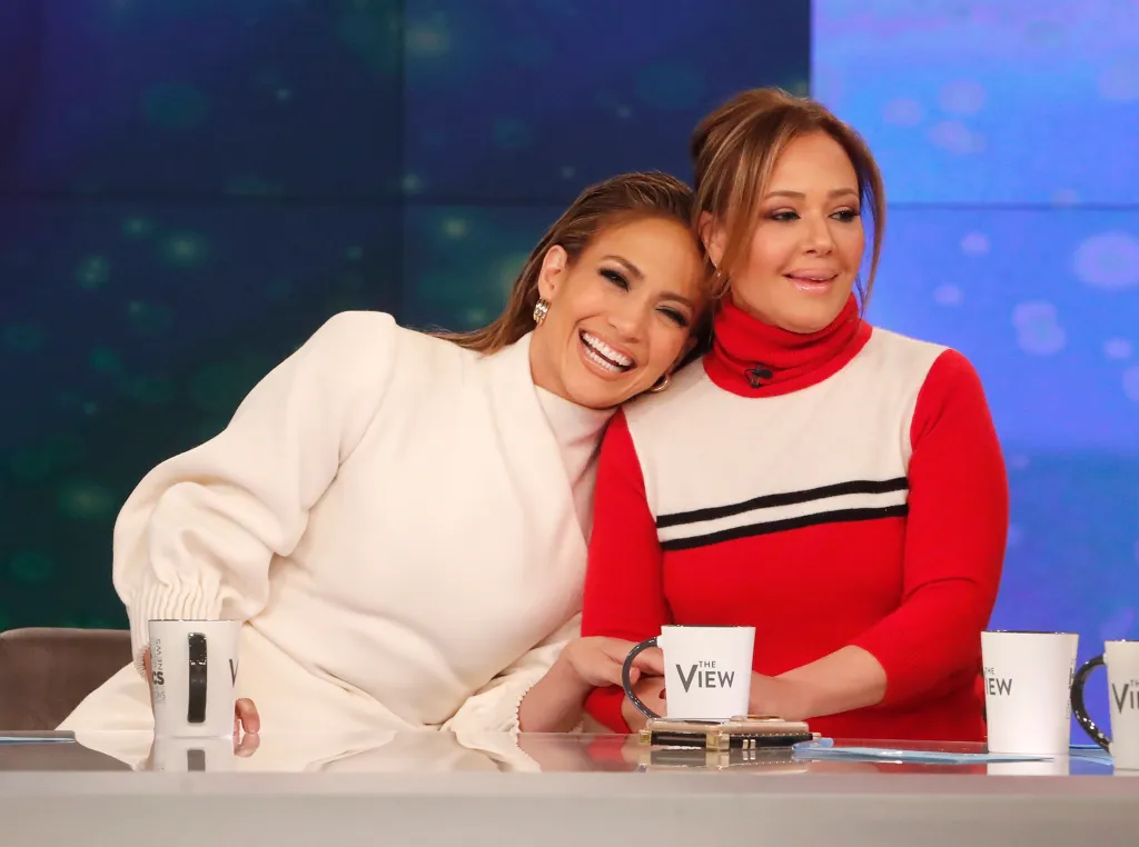 Jennifer Lopez and Leah Remini guests on "The View"