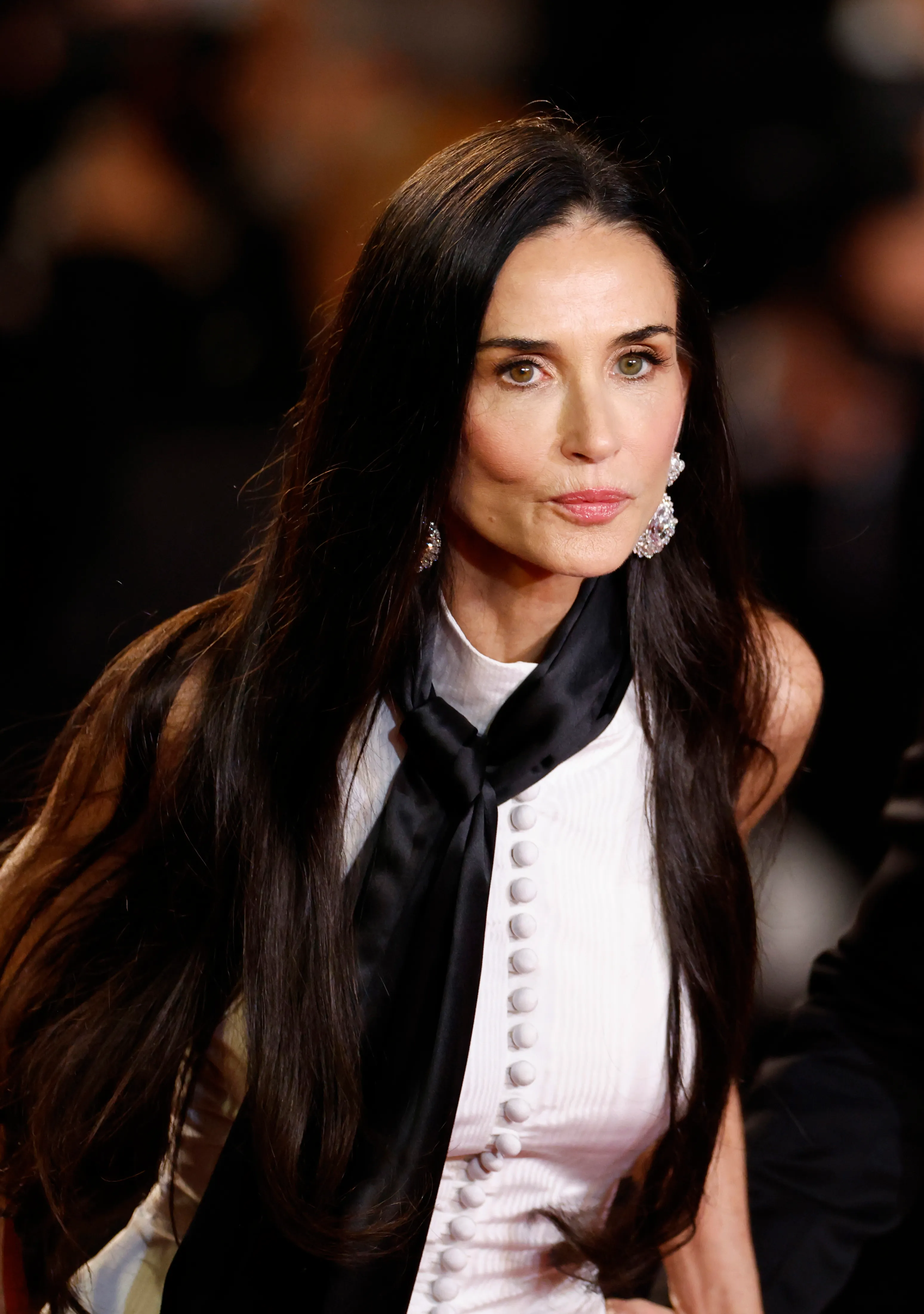 Demi Moore on the red carpet at the Cannes Film Festival.
