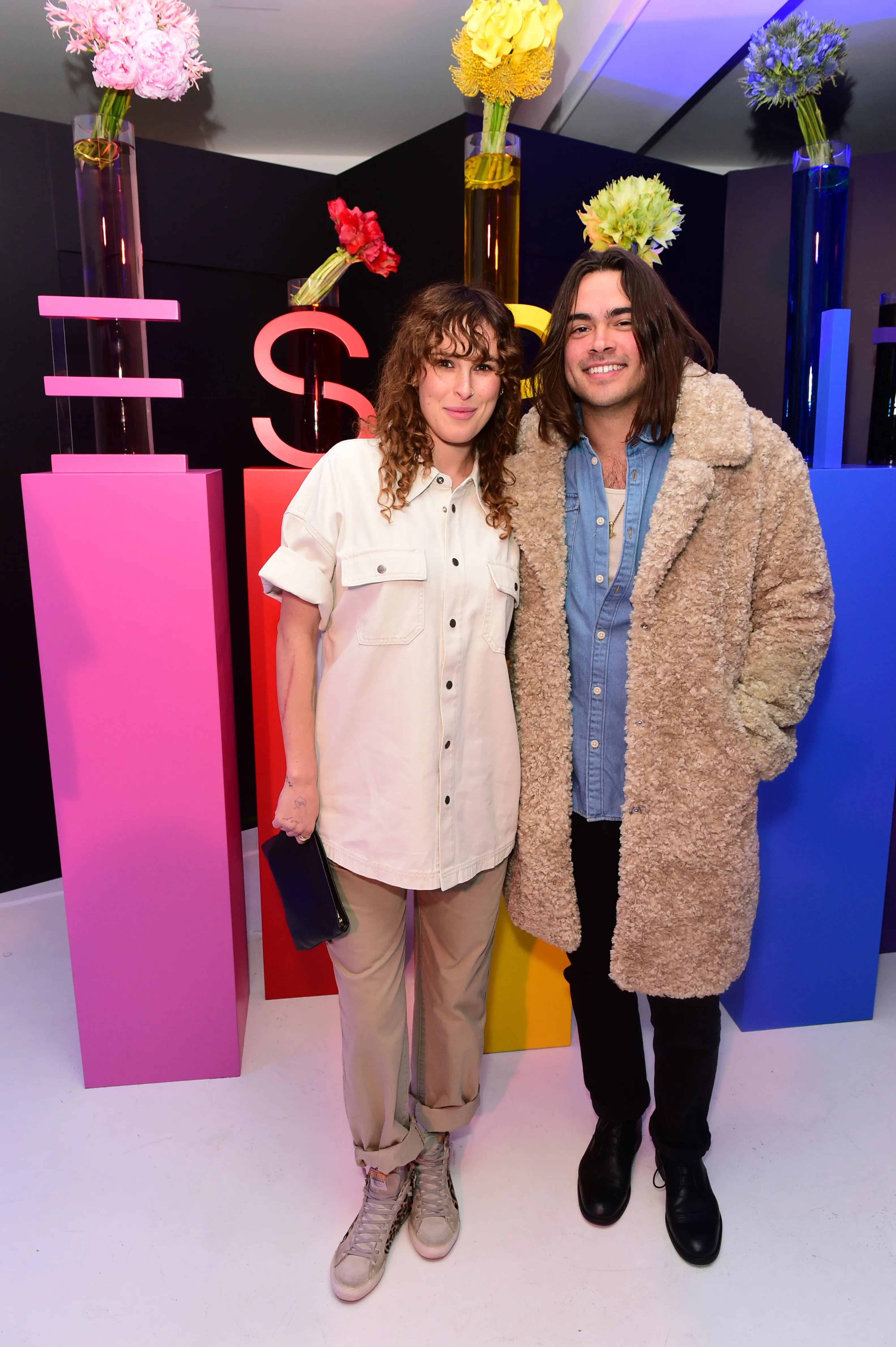 Rumer Willis and Derek Richard Thomas attend the ESPRIT LA Pop-Up Opening.