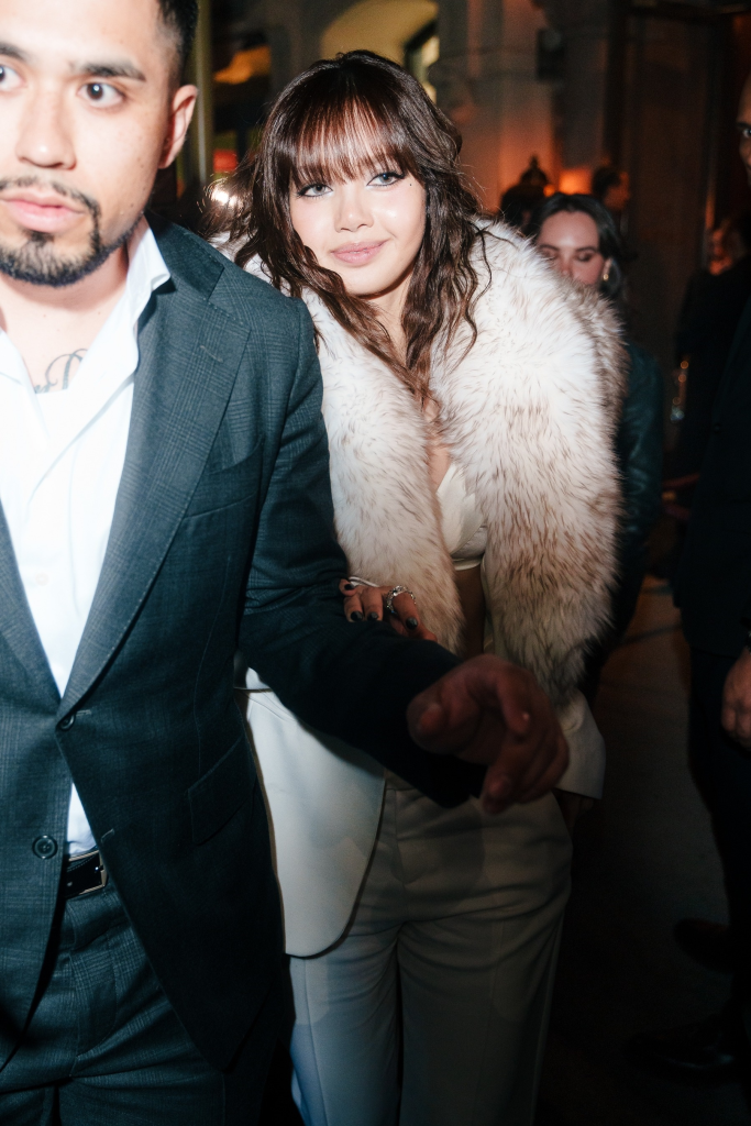 Lisa of BLACKPINK at the Met Gala afterparty at Cafe Zaffri.