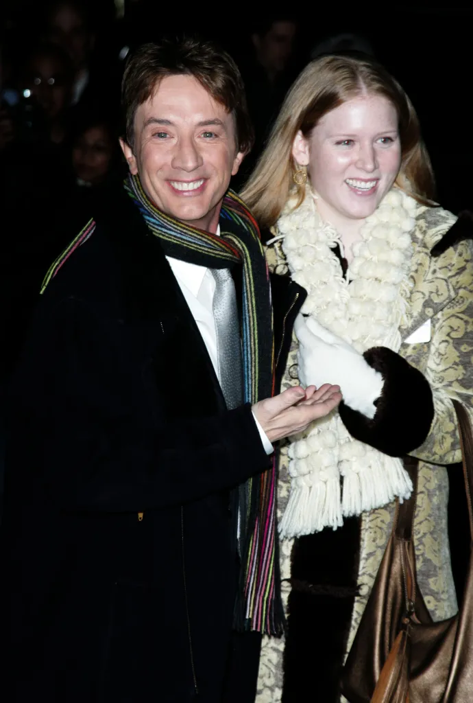 Martin Short and his daughter Katherine Marcia smiling at an event.