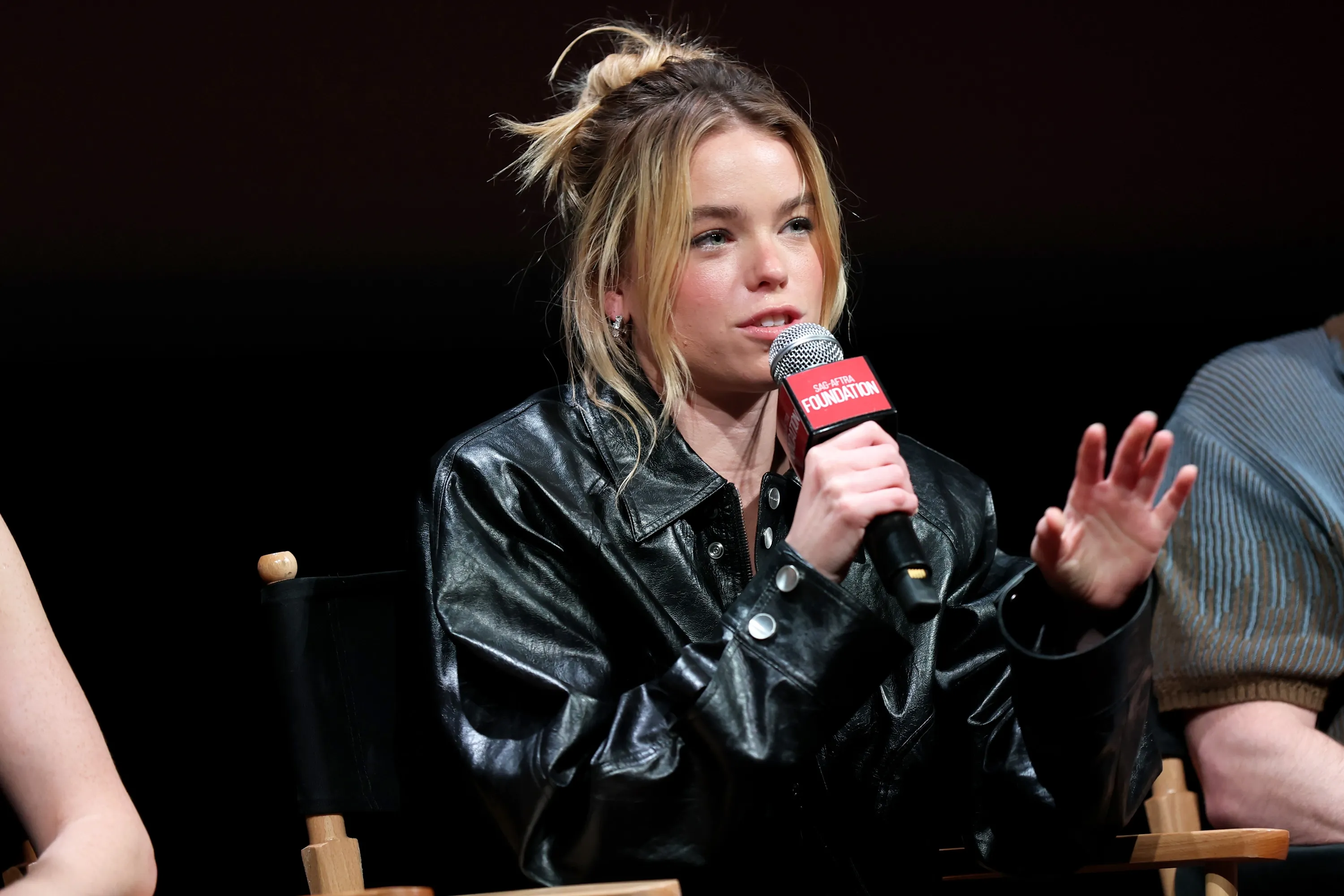 Milly Alcock at a "Sirens" screening