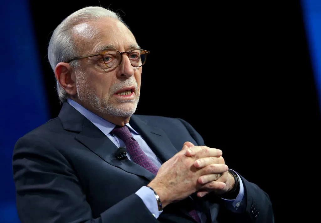 Nelson Peltz, founding partner of Trian Fund Management LP, speaking at a conference.